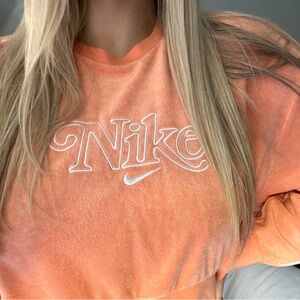 Nike Terry Material Cropped Pull over